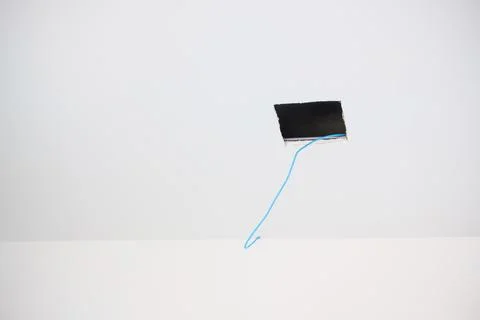 Electrical Wiring under plaster, hidden installation cables for socket to a.. Stock Photos