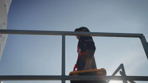 Electrical young man engineer examining maintenance electric system. Stock Footage 229115478
