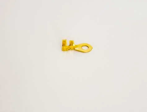 A electrical's terminal's button hole Stock Photos