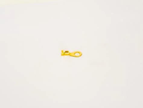 A electrical's terminal's button hole Foto stock