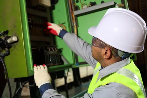 Electrician engineer Foto stock