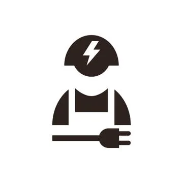 Electrician icon Illustrazione stock