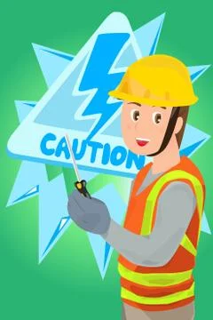 Electrician Stock Illustration