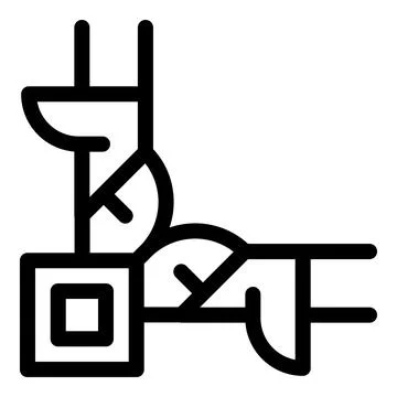 Electrician installing junction box for safe electrical connection Illustrazione stock