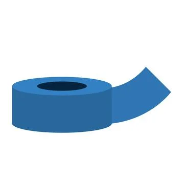 Electrician insulation tape Stock Illustration