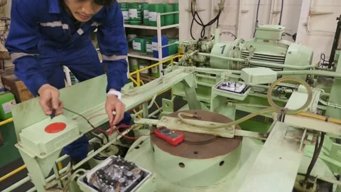 Electrician Maintenance Stock Footage 222284249