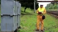 Electrician makes notes in his documents HD Footage