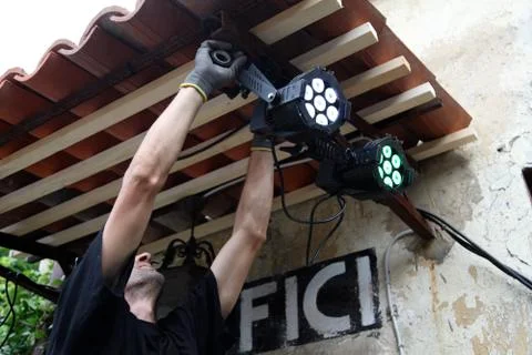 Electrician Stock-Fotos