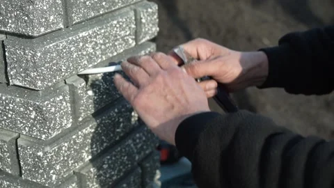 Electrician prepares the installation of electrical wiring Stock Footage 261178286