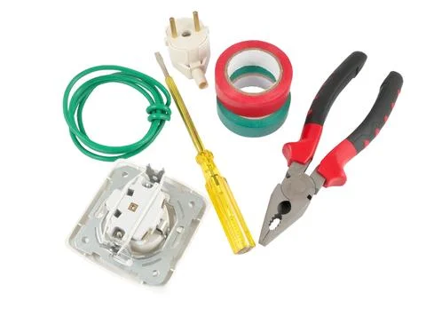 The Electrician tools Stock Photos