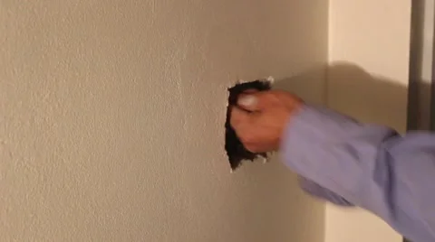 Electrician work installation of new wall Stock Footage 58200210