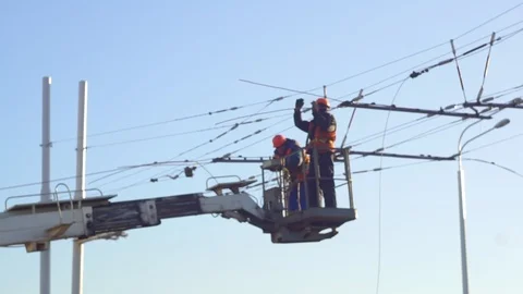 Electricians 库存影片 106096794