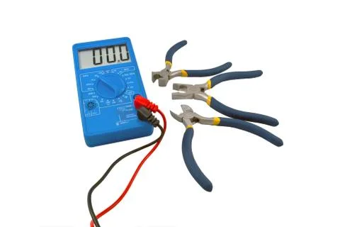 Electricians tools Stock Photos