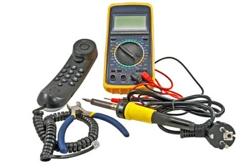 Electricians tools Stock Photos