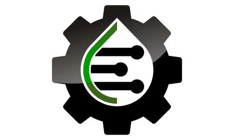 Electricity and Gear Engineering Stock-Illustration
