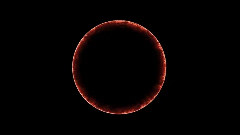 Electricity background. circle ring electric glowing light effect Stock Footage 283210192