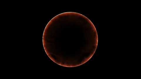 Electricity background. circle ring electric glowing light effect Stock Footage 283210193