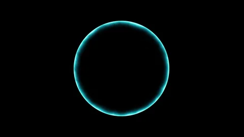 Electricity background. circle ring electric glowing light effect Stock Footage 283210271