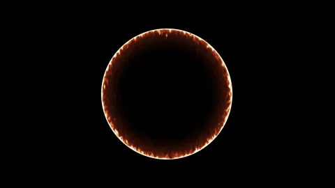 Electricity background. circle ring electric glowing light effect Stock Footage 283210272