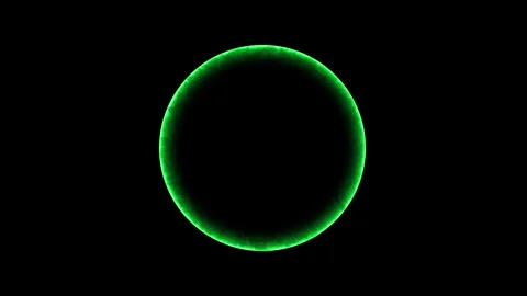 Electricity background. circle ring electric glowing light effect Stock Footage 283210358
