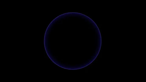 Electricity background. circle ring electric glowing light effect Video stock 283210450