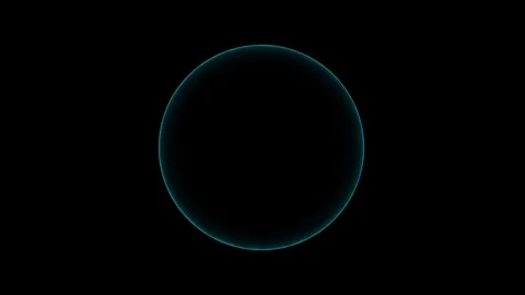 Electricity background. circle ring electric glowing light effect Video stock 283210500