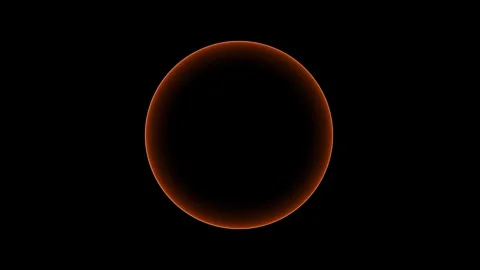 Electricity background. circle ring electric glowing light effect Video stock 283210525