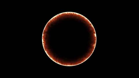 Electricity background. circle ring electric glowing light effect Video stock 283210571