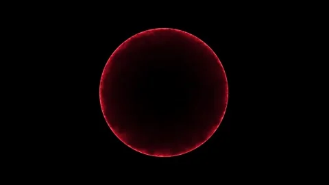 Electricity background. circle ring electric glowing light effect Video stock 283210611