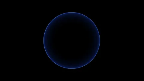 Electricity background. circle ring electric glowing light effect Video stock 283210615