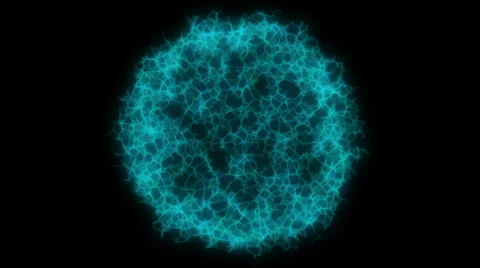 Electricity ball Stock Footage 33864546