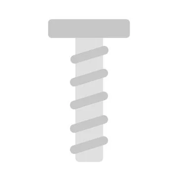Electricity bolt screw Stock Illustration