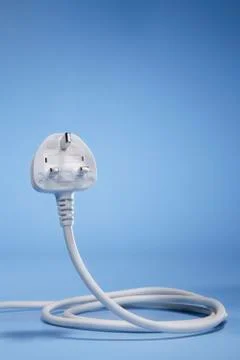 Electricity cable curled up Stock Photos
