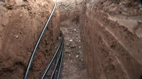 Electricity Cables Stock Footage 611753