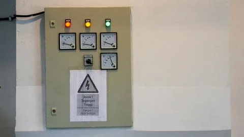 Electricity Control Panel Stock Photos