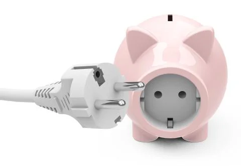 Electricity costs Stock Illustration