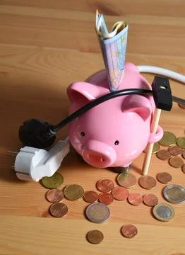 Electricity costs Stock Photos