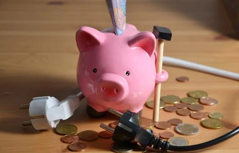 Electricity costs Stock Photos