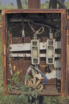 Electricity Distribution Board Stock Photos