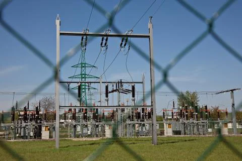 Electricity distribution Stock Photos