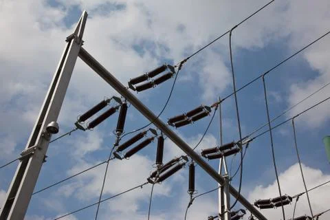 Electricity distribution Stock Photos