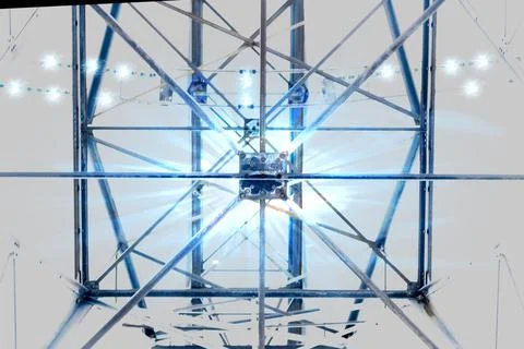 Electricity electrical tower energy Stock Photos