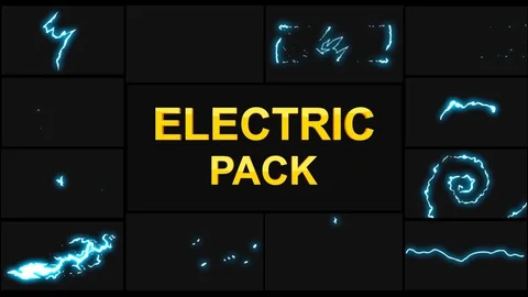 Electricity Elements | After Effects ~ After Effects #127974771