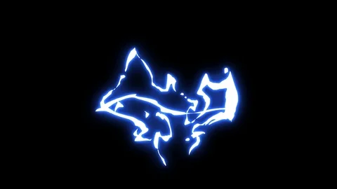 Electricity explosion motion graphics with dark background Stock Footage 123900383