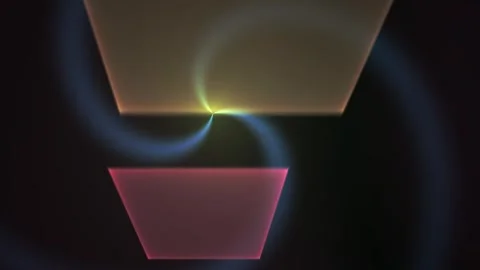 Electricity flows through triangular prism. Stock Footage 336694935