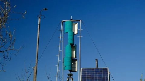 Electricity generation for own needs Stock Footage 152777520