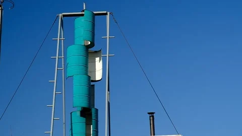 Electricity generation for own needs Video stock 152777634