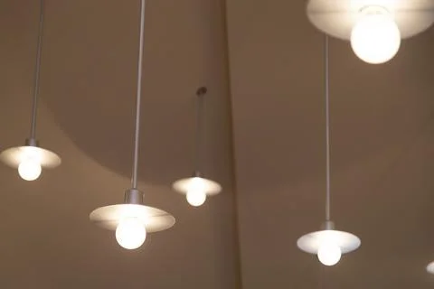 Electricity hanging from the ceiling Stock Photos