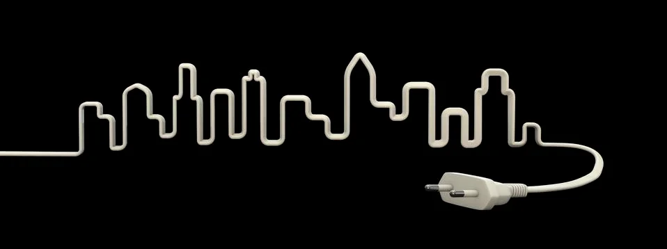 ElectriCITY Illustrazione stock