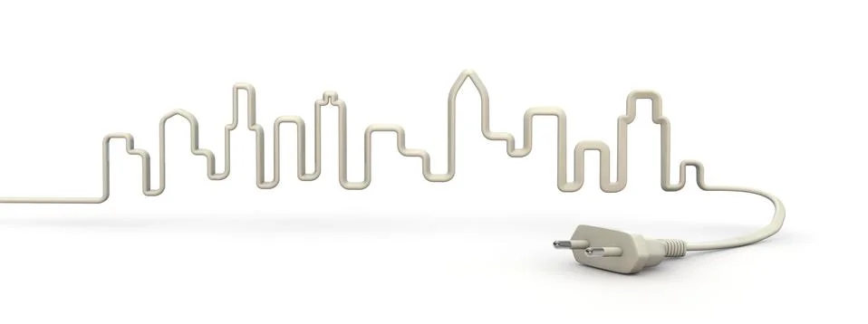 ElectriCITY Illustrazione stock